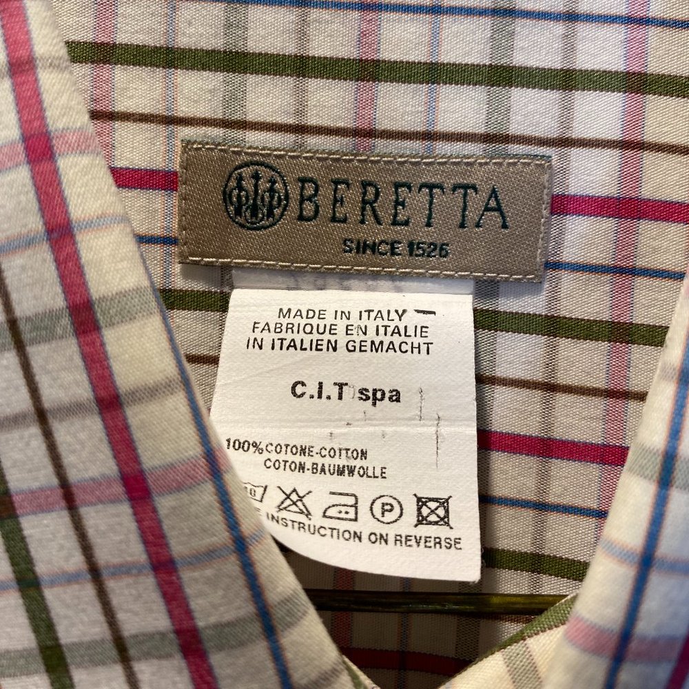 Beretta Long Sleeve Collared Shirt